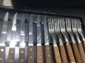 Стар комплект вилици с ножове , снимка 4
