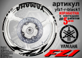 Yamaha FZ1 кантове и надписи за джанти yfz1-r-gold1, снимка 2