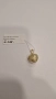 Златна висулка 0.84гр 02136-25, снимка 1