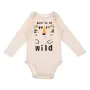 Бебешко Боди Памук Бежово Лъвче Born to be Wild S_1245626, снимка 1