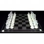 Стилен стъклен шах с размери - 35х35 см, снимка 4