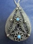 сребърен медальон - 36, снимка 1