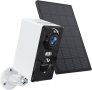 Elemage ZS- GQ3 2K камера акумулаторна със соларен панел., снимка 1 - Комплекти за видеонаблюдение - 43774423