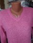 Супермекичка и пухкава удължена блуза в наситен розов цвят , снимка 2