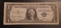 1 долар САЩ 1957 СИН ПЕЧАТ SILVER CERTIFICATE  Банкнота от САЩ , снимка 5