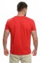 Нова мъжка изчистена тениска в червен цвят, снимка 2
