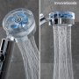 Слушалка за душ с перка и 3D ефект на водата и 360 градуса завъртане