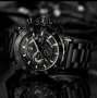 Спортен Черен Метален Мъжки Часовник 48 мм, снимка 2