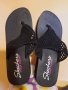 Дамски чехли-"Skechers"-№39-велур, цвят-черен. Закупени от Германия.