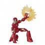 Разтягаща фигурка IRON MAN - Железният Човек Bend & Flex/ Black Panter MARVEL AVENGERS /Hasbro-15 cm, снимка 3