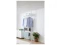 НОВИ! Телескопичен гардероб 3 рафта регулируема височина и ширина 52-80х27х233-300см , снимка 2