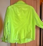 🧥 Дамско сатенено макси яке електриково зелено, лято/есен; 3XL÷5X, снимка 2