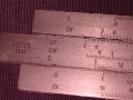 Rechenschieber reiss 3201 логаритмична линия от соца ГДР метална, снимка 6