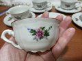Стар български порцелан чашки за кафе барок, снимка 1