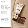 VITA LIBERATA Комплект за грим Body Blur Light 100 мл и четка, Грим за крака и тяло, Перфектен тен, снимка 2