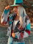 Дамско дънково яке с качулка в стил western, 2цвята, снимка 1