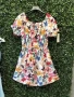 флорална рокля с чанта , снимка 2