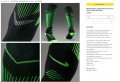 nike elite hyper lightweight compression socks black volt , снимка 2