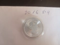 СРЕБРО 1 OZ КАНАДСКИ КЛЕНОВ ЛИСТ 2016 1 УНЦИЯ, снимка 2