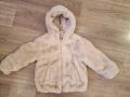 Детско пухено якенце за момиче Zara - 6 години, снимка 1