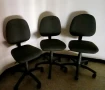 Офис столове за бюро, въртящи се, на колела., снимка 1
