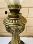 Красива голяма месингова лампа от Англия, снимка 3
