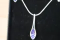 Колие с обеци ''Swarovski'', снимка 4