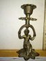 Старинен АР НУВО КОЛЕКЦИОНЕРСКИ ФИГУРАЛЕН БРОНЗОВ СВЕЩНИК Чист БРОНЗ с АВТЕНТИЧНА ПАТИНА 41409, снимка 11