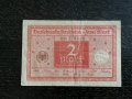 Банкнота - Германия - 2 марки | 1920г., снимка 1 - Нумизматика и бонистика - 32889476