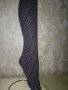 Нов чорапогащник с диагонални зигзагообразни ивици с брокат , снимка 8