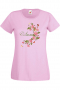 Дамска тениска Лили цветя и пеперуди Имен ден Подарък,Изненада,Празник,Цветница, снимка 5