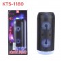 KTS-1180 Колона с Bluetooth свързване (Led осветление) и два говорителя (2 x 5 Watt)