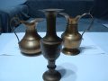 Вентидж изящни бронзови кани и ваза - Франция и Белгия, снимка 1 - Вази - 39021160