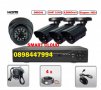 960H видеонаблюдение 4 канален Dvr кабели 4 камери 1800TVL външни или вътрешни система