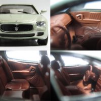 Maserati Quattroporte GTS ( pearl-silver ) - мащаб 1:43 на IXO/Altaya нов в PVC дисплей-кейс, снимка 6 - Колекции - 26737206