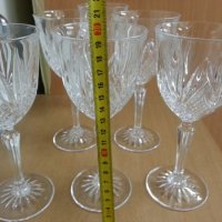  кристални чаши , снимка 3 - Антикварни и старинни предмети - 26225611