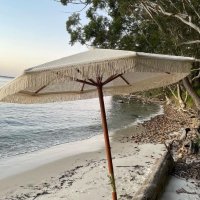 Плетен чадър за градина , плаж , ресторант или бийч бар, снимка 4 - Градински мебели, декорация  - 38627131