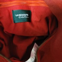 LA REDOUTE  естествен велур червена чанта,тип торба, made in INDIA , снимка 18 - Чанти - 40820737