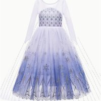 Светеща рокля на Елза Замръзналото кралство, снимка 3 - Детски рокли и поли - 43292969