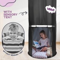 Yabumak Sensory Tent Тъмна палатка за игра и релакс с чанта, снимка 5 - Други - 43592540