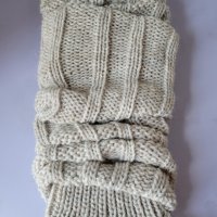 7 цвята италиански плетени вълнени калци от глезени до колена вълнени гети вълнени калцуни, снимка 5 - Дамски чорапи - 27358490
