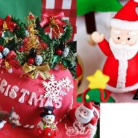 Дядо Коледа фигурка от глина украса топер за торта парти Нова Година Коледа, снимка 1 - Други - 35264161