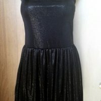 Нова сребриста черна рокля INFLUX  👗🍀S, M🍀👗  код 008 , снимка 1 - Рокли - 26816423
