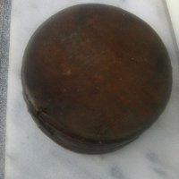 Стара кръгла кутия за бижута Карта на пътешественника, снимка 3 - Антикварни и старинни предмети - 33368591