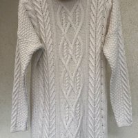 Модерен пуловер ,памук,млечен цвят, снимка 7 - Блузи с дълъг ръкав и пуловери - 26935095