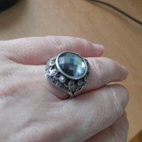 Сребърен пръстен , снимка 6 - Пръстени - 43864942