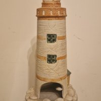 Керамичен морски фар– Свещник., снимка 6 - Антикварни и старинни предмети - 43790874