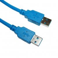 USB кабел 3.0  мъжко към мъжко дължина 1,5М, снимка 1 - Кабели и адаптери - 27585546