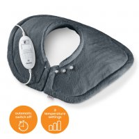 Термоподложка, Beurer HK 54 Cosy Shoulder & Neck Heat Pad; 3 temperature settings; auto switch-off a, снимка 1 - Олекотени завивки и одеяла - 38475633