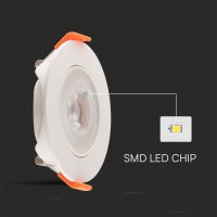 LED Луна 7W Насочваща Кръг Топло Бяла Светлина, снимка 2 - Лед осветление - 43285751